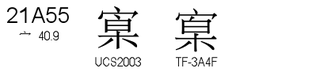 U+21A55
